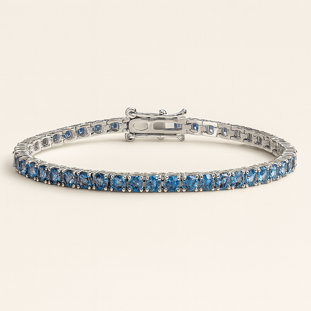Valcence Azzuro - Tennis Bracelet