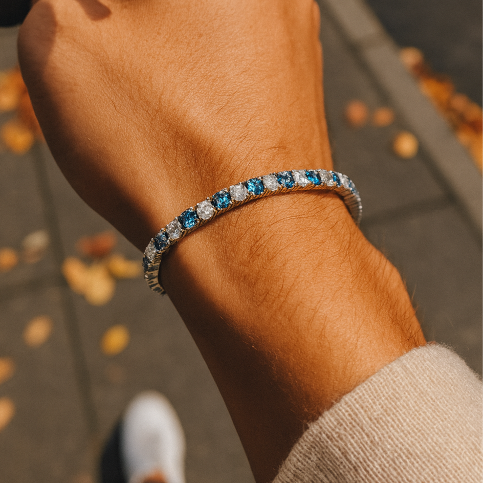 Valcence Azzuro - Tennis Bracelet