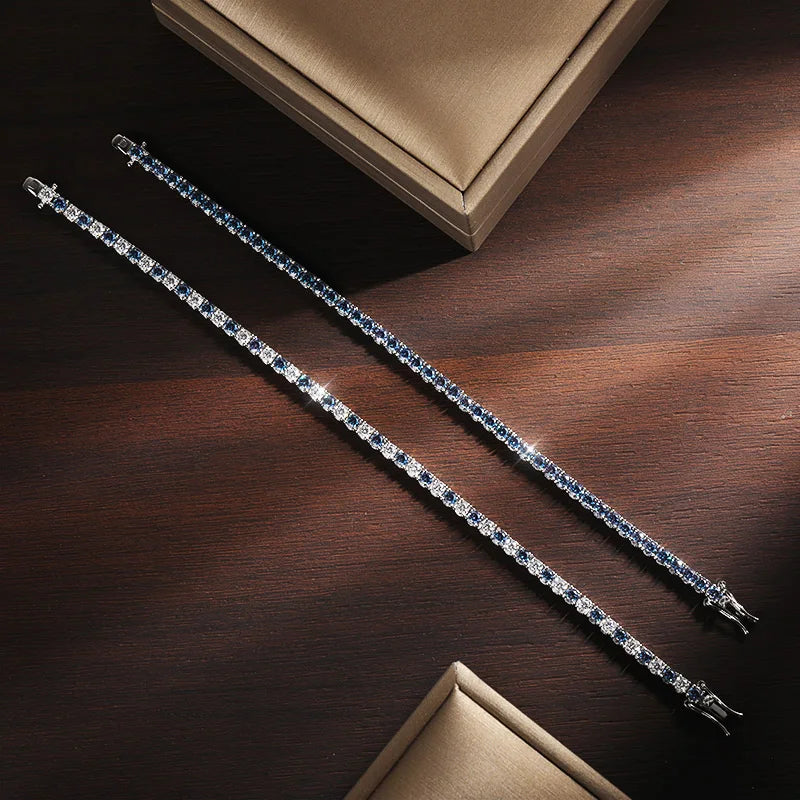 Valcence Azzuro - Tennis Bracelet